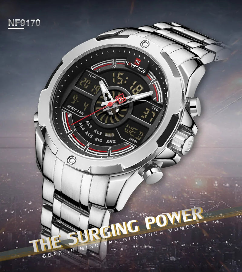 Watch Men Top Brand Luxury Stainless  NAVIFORCE