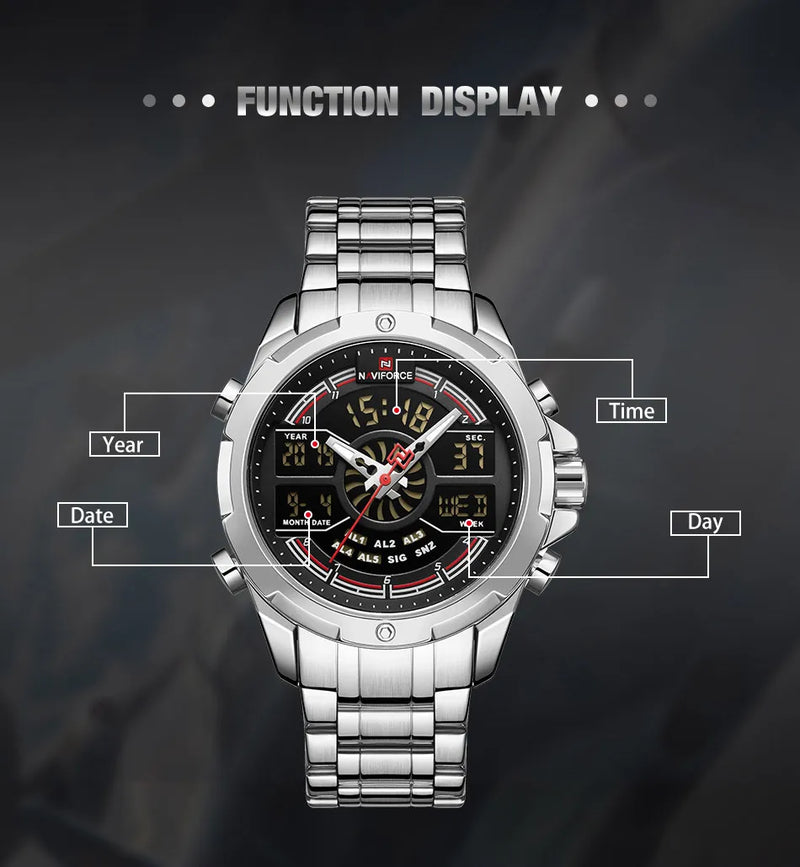 Watch Men Top Brand Luxury Stainless  NAVIFORCE