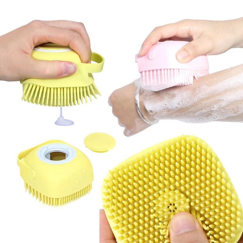 Pet  Bath Brush 2-in-1