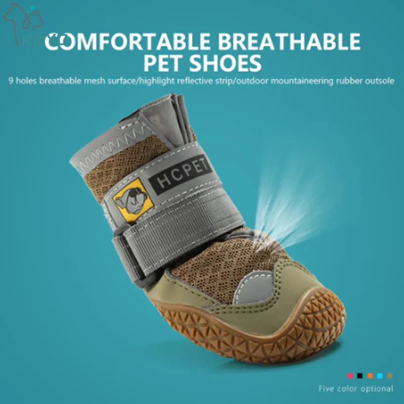 Pet Dog Shoes Reflective Waterproof 4pcs/set