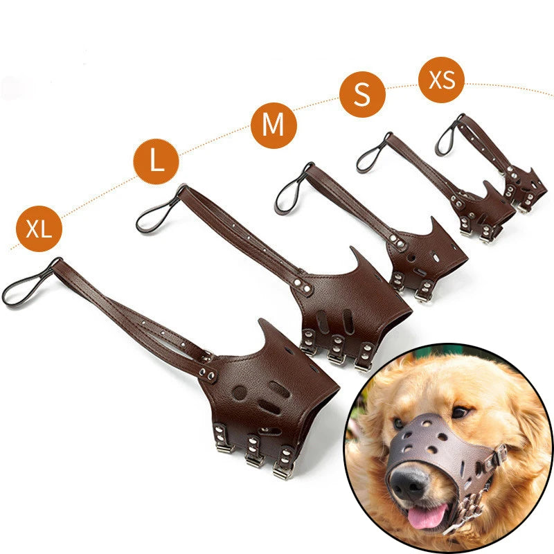 Pet Dog Muzzle Adjustable Soft