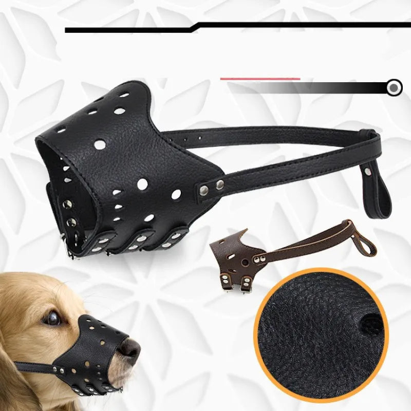 Pet Dog Muzzle Adjustable Soft