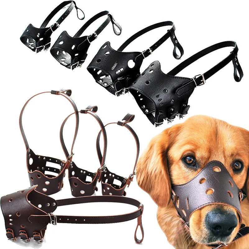 Pet Dog Muzzle Adjustable Soft