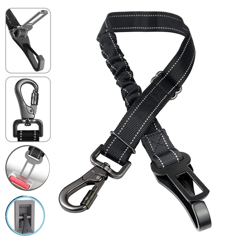 Pet Dog Car Seat Belt  Adjustable  for Small Large Dogs