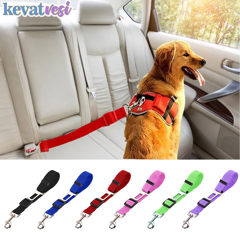 Pet Dog Car Seat Belt Adjustable