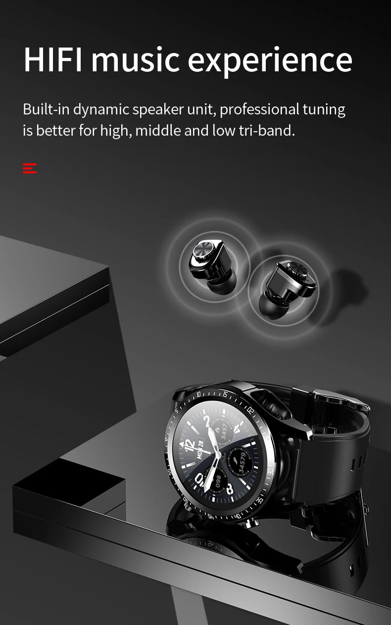 Smart watch With Earbuds TWS Bluetooth