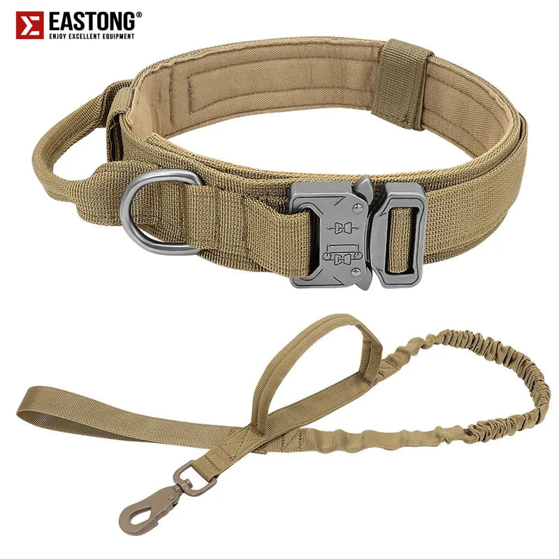 Dog Collar and Leash Set Tactical Style