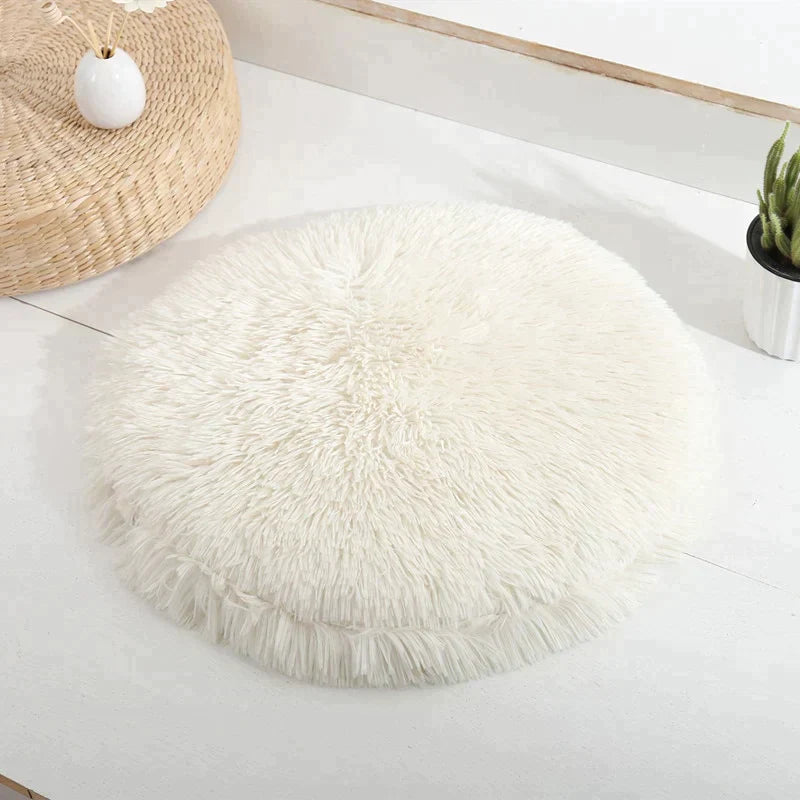 Plush pet cushion