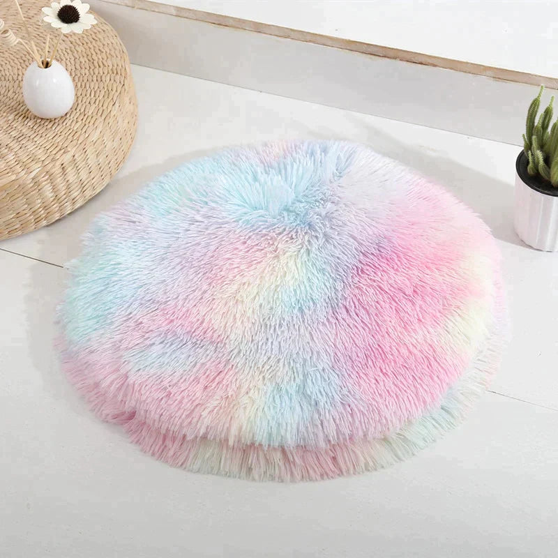 Plush pet cushion