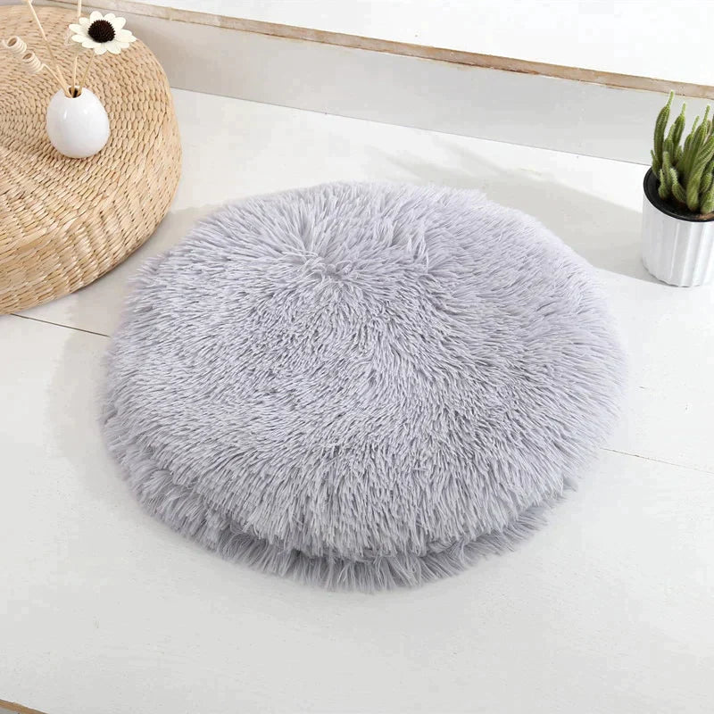 Plush pet cushion