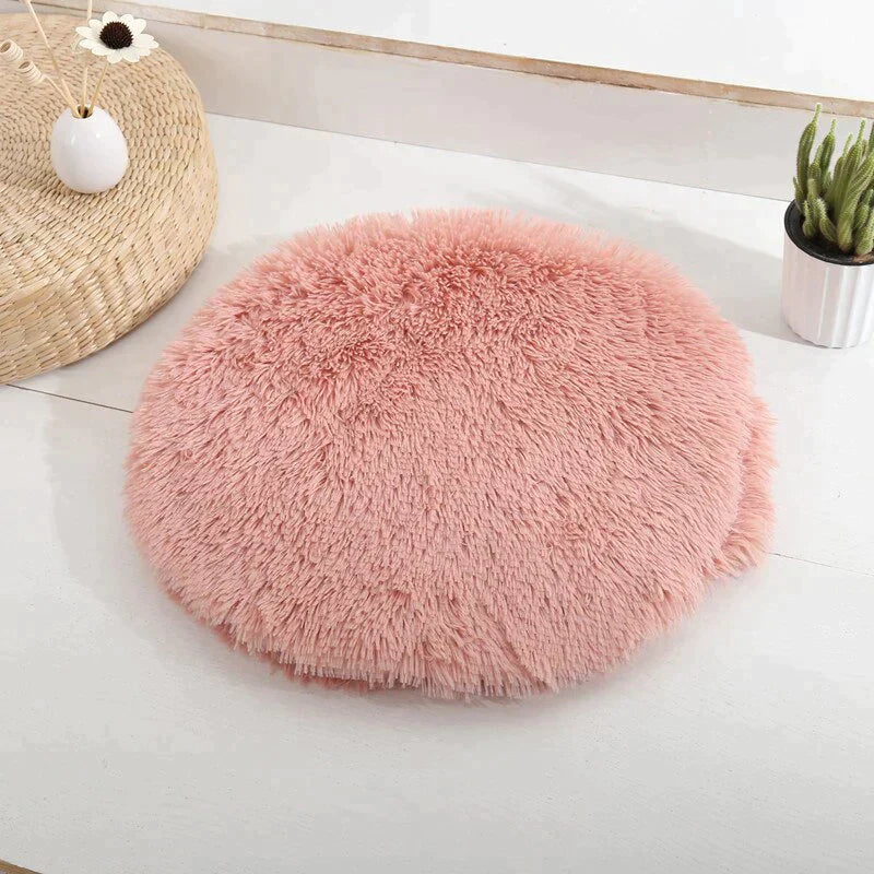 Plush pet cushion