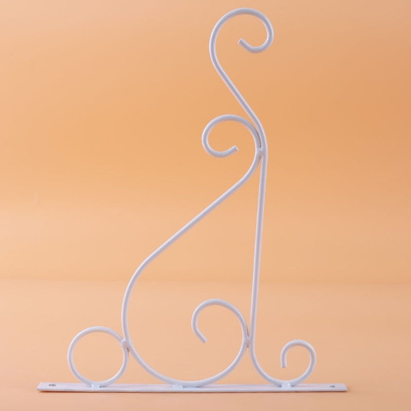 Metal J-Shaped Hanging Support Set