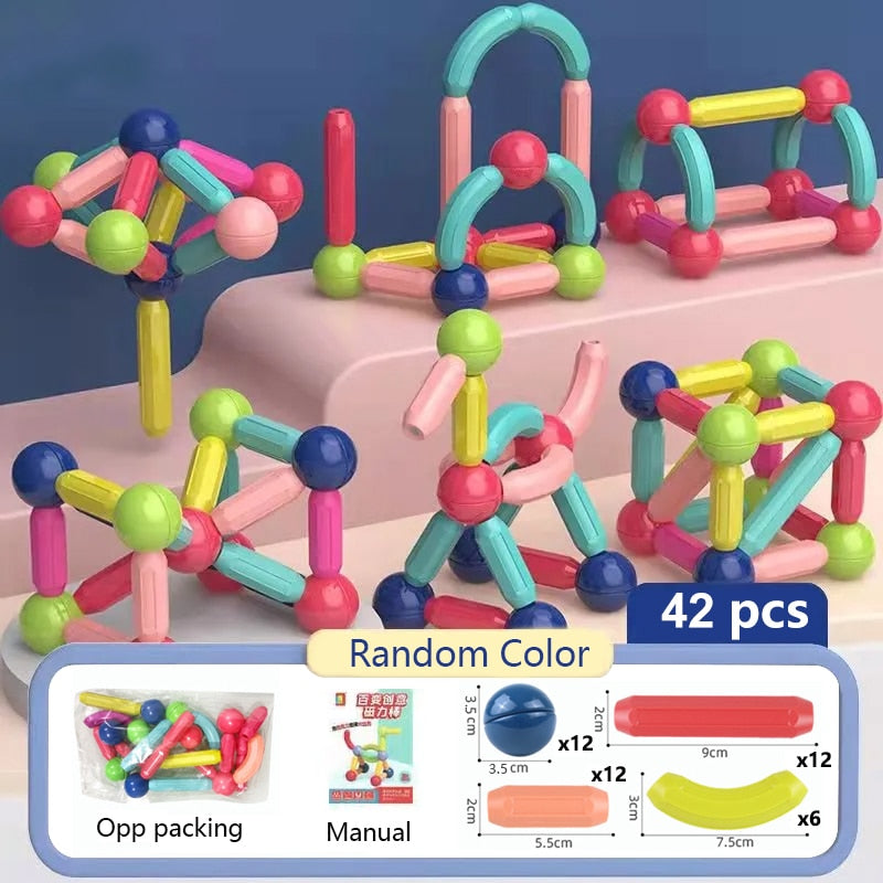 Magnetic Building Blocks - Kids