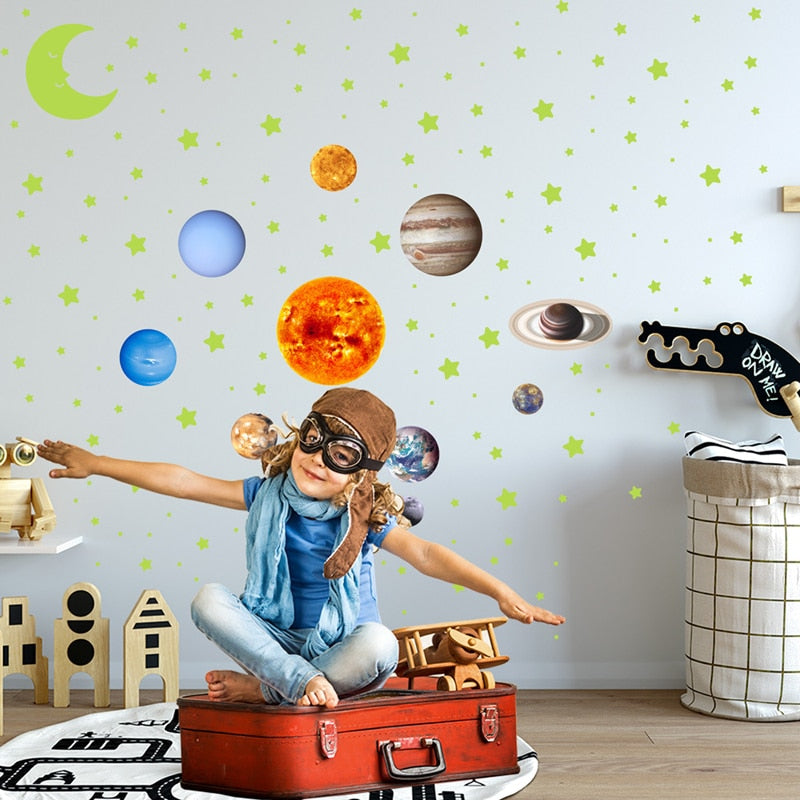 Wall sticker stars/moon